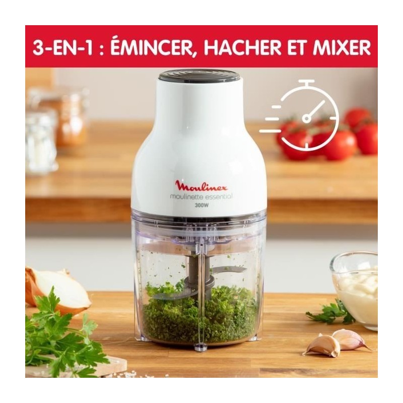 Image secondaire de Moulinex DJ520 hachoir électrique 0,4 L 300 W Blanc