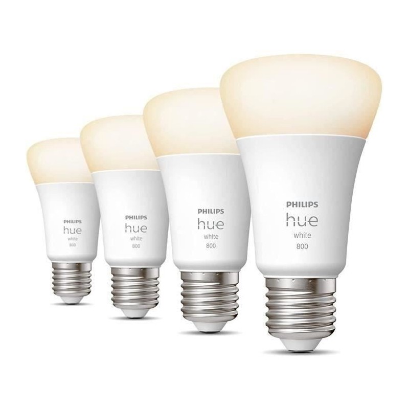 Image secondaire de Philips Hue White A60 - Ampoule connectée E27 - 800 (pack de 4)