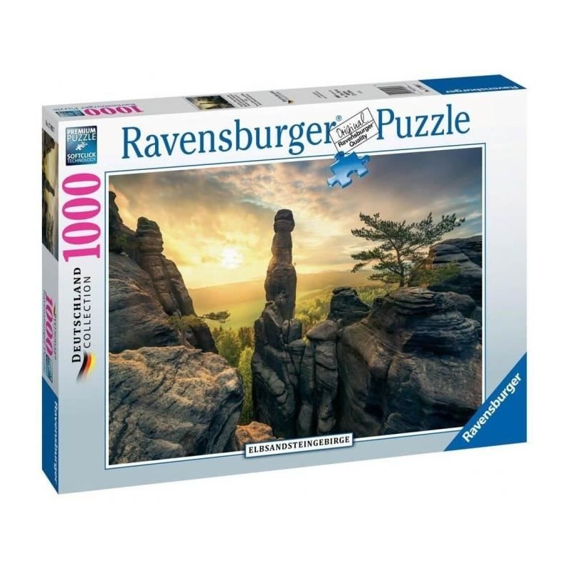 Image secondaire de Ravensburger Puzzle 1000 p - Monolithe, Montagnes de grès de l'Elbe