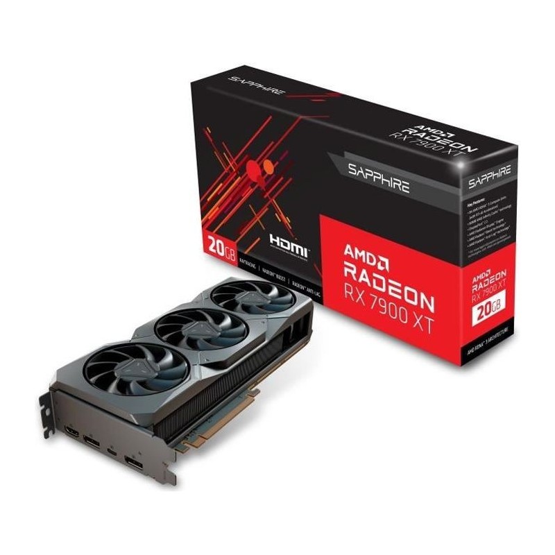 Carte Graphique Sapphire Radeon RX 7900 XT AMD Radeon RX 7900 XT GDDR6