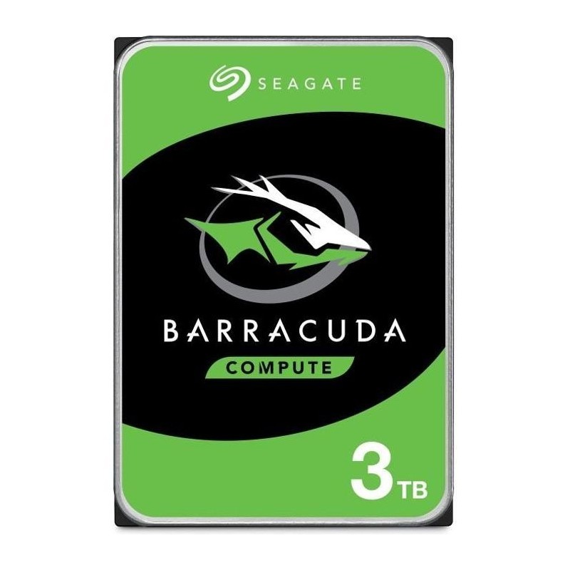 SEAGATE - Disque dur Interne - BarraCuda - 3To - 5 400 tr/min - 3.5