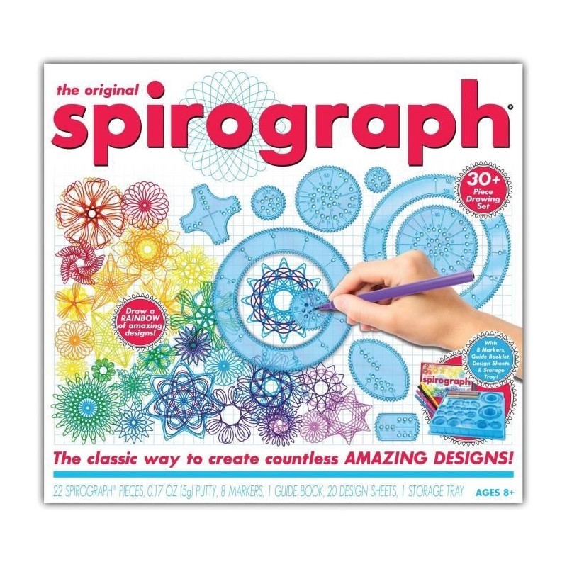 Kit de Dessin Spirograph Silverlit 30 Pièces