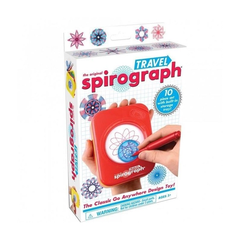 Kit de Dessin Spirograph Silverlit travel Multicouleur 10 Pièces