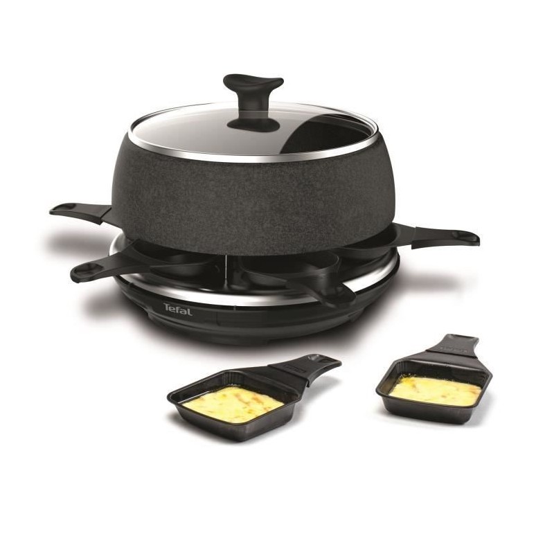 Tefal Cheese'N'Co RE12C8 raclette 6 personne(s) 850 W Noir