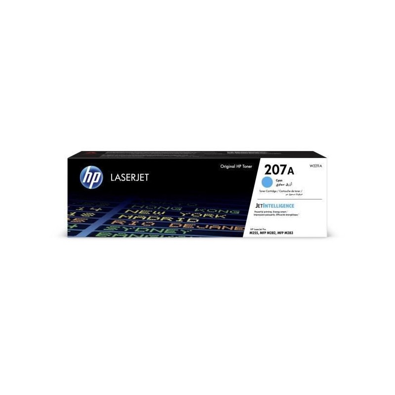 HP Toner cyan LaserJet 207A authentique