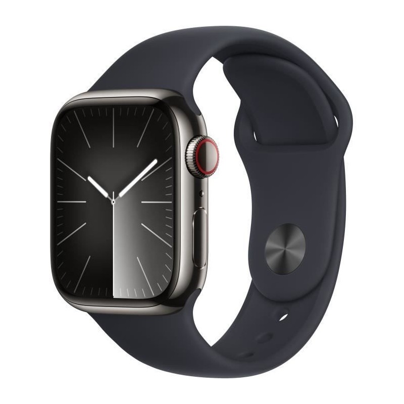 Montre intelligente Apple Series 9 Noir 41 mm