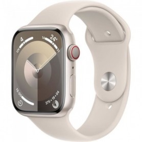 Apple Watch Series 9 GPS 45mm Boîtier Starlight Aluminium