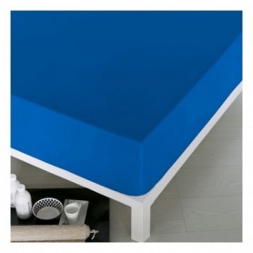 Drap housse Naturals Bleu Lit de 150 (150 x 190 cm)