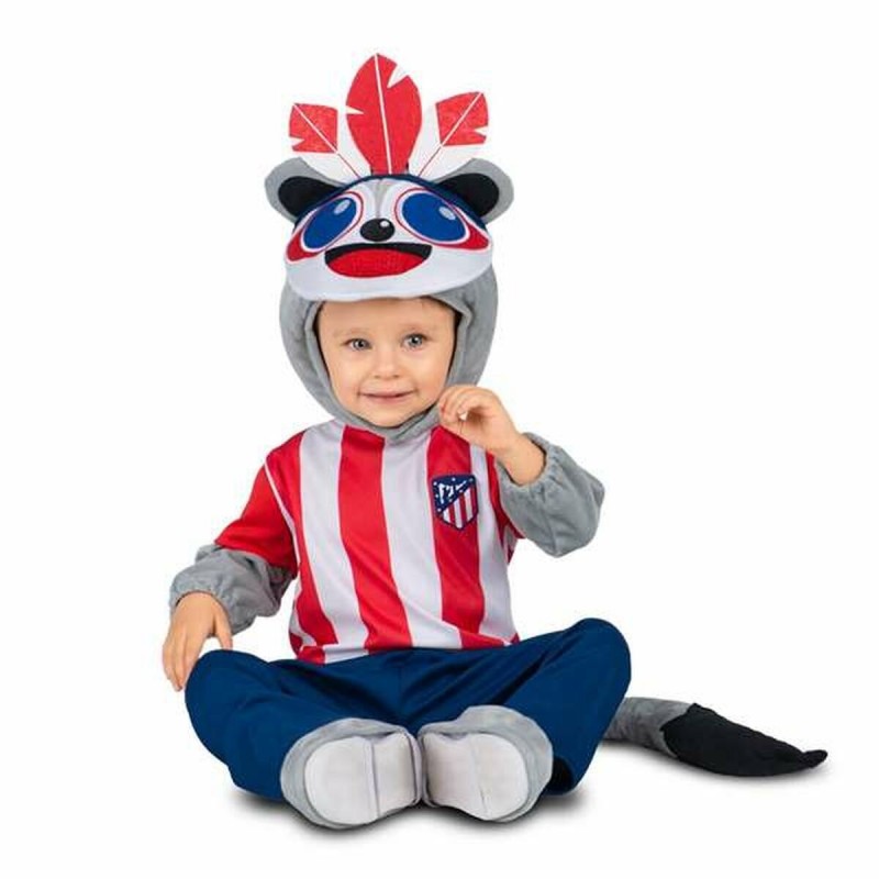 Image secondaire de Déguisement pour Bébés Atlético Madrid Rouge Amérindien 5 Pièces