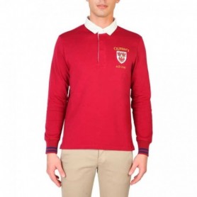 Oxford University QUEENS-POLO-ML Rouge Taille M Homme