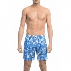 Bikkembergs Beachwear BKK1MBM05 Bleu Taille XL Homme