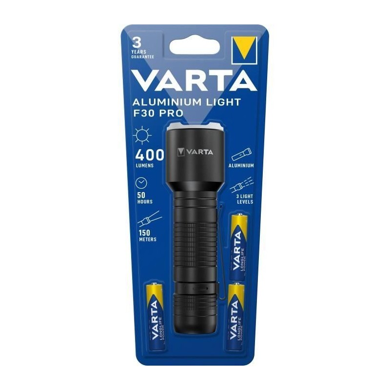 Varta F30 Pro Noir Lampe torche LED