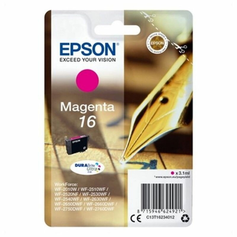 Image secondaire de Cartouche d'Encre Compatible Epson T16 Jaune