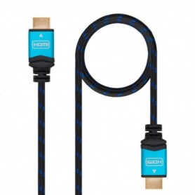 Câble HDMI TooQ 10.15.37 V2.0 Noir Bleu 0.5 m