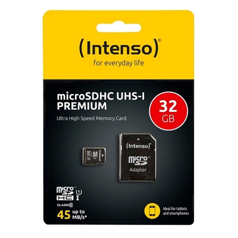 Image secondaire de Carte Mémoire Micro SD avec Adaptateur Intenso 34234 UHS-I Premium Noi 16 GB