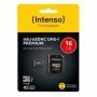 Carte Mémoire Micro SD avec Adaptateur INTENSO 34234 UHS-I Premium Noi 16 GB