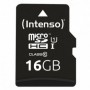 Carte Mémoire Micro SD avec Adaptateur INTENSO 34234 UHS-I Premium Noi 16 GB