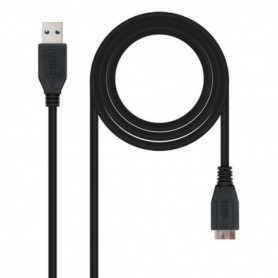 Câble USB 3.0 A vers Micro USB B NANOCABLE 10.01.110-BK 2 m