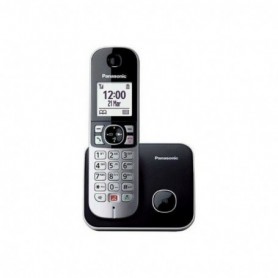 Téléphone fixe Panasonic Corp. KX-TG6851 1,8" LCD Argenté