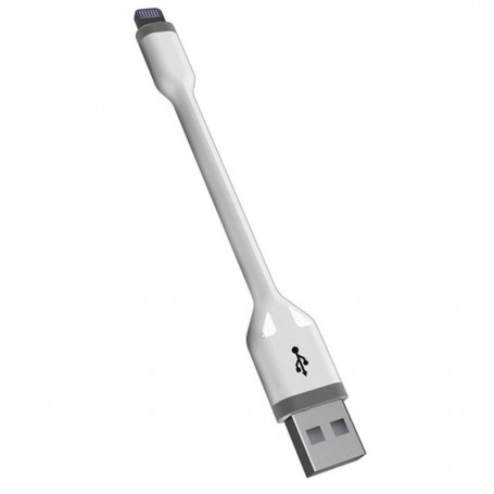 Câble USB vers Lightning KSIX 10 cm Noir