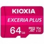 Carte Mémoire Micro SD avec Adaptateur Kioxia Exceria Plus Rose Cours  256 GB