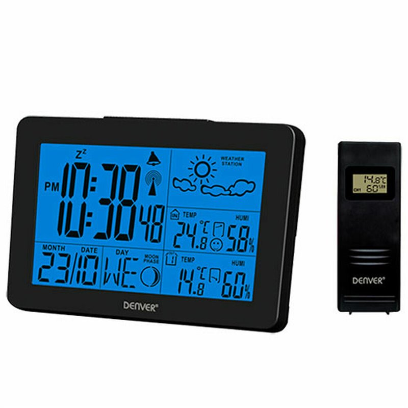 Station Météorologique Multifonction Denver Electronics WS-530BLACK Noir