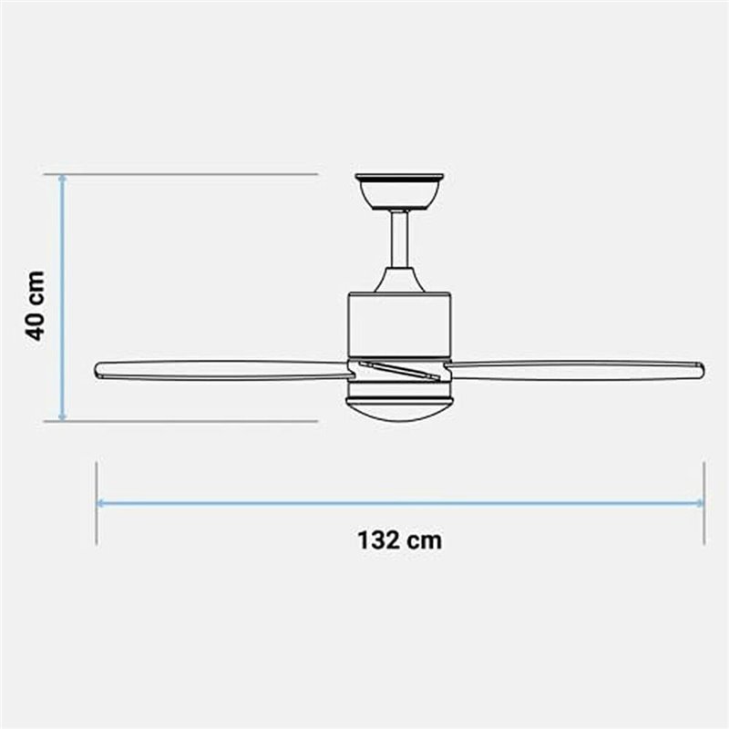 Image secondaire de Ventilateur de Plafond Universal Blue 282-UVT1330-21 55W Blanc