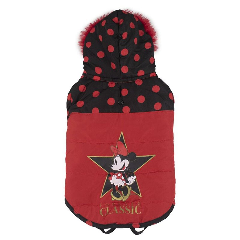 Manteau pour Chien Minnie Mouse Noir Rouge XXS