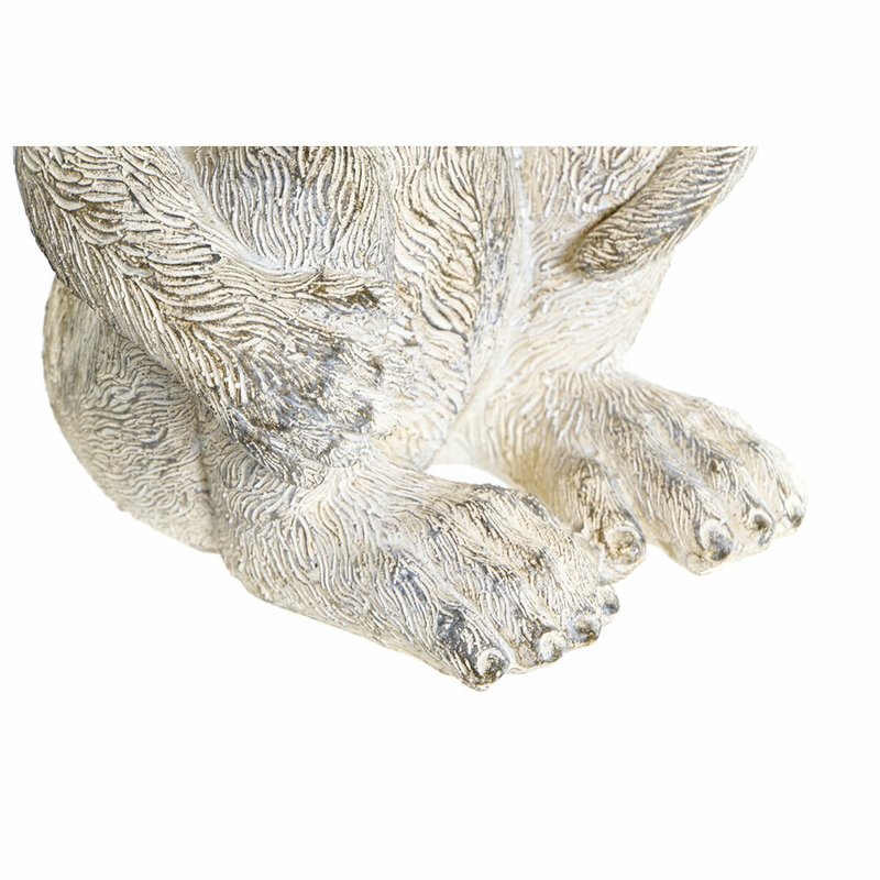 Image secondaire de Figurine Décorative DKD Home Decor 16 x 15 x 30 cm Blanc Résine Singe Tropical Décapé