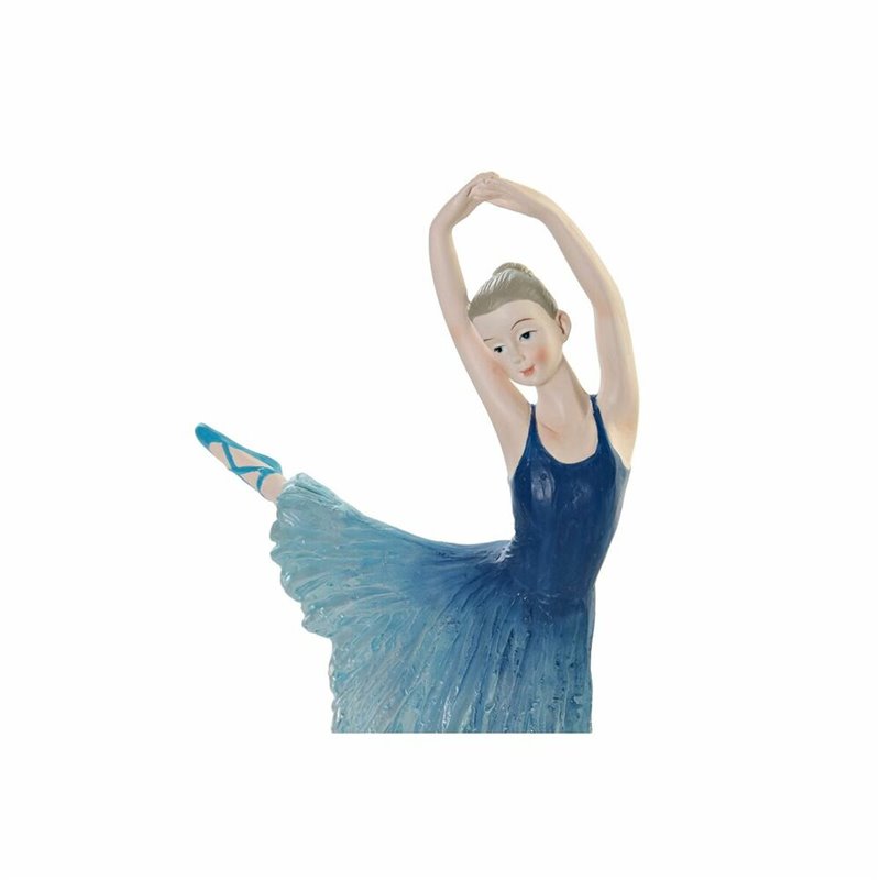 Image secondaire de Figurine Décorative DKD Home Decor Bleu Romantique Danseuse Classique 13 x 6 x 23 cm