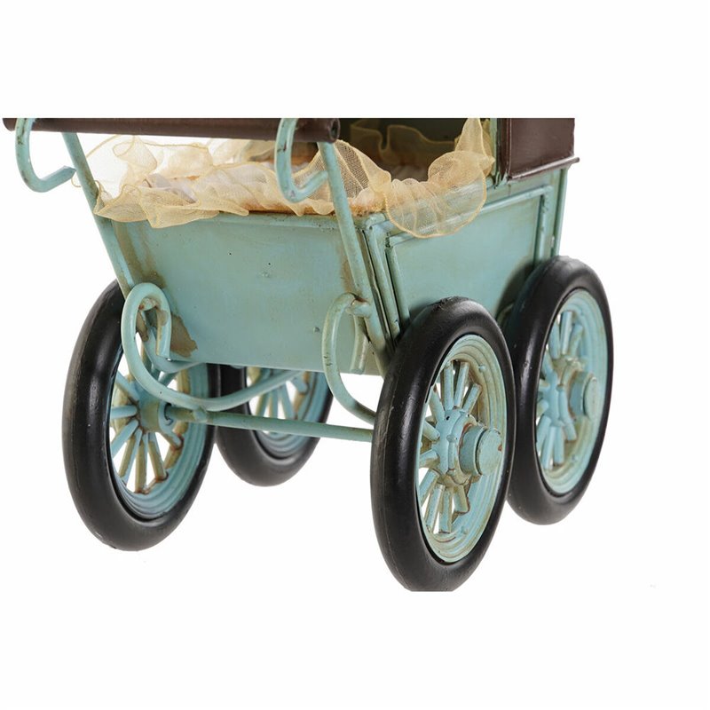 Image secondaire de Figurine Décorative DKD Home Decor MO-186345 Bleu Marron Voiture Vintage 19 x 11 x 16,5 cm