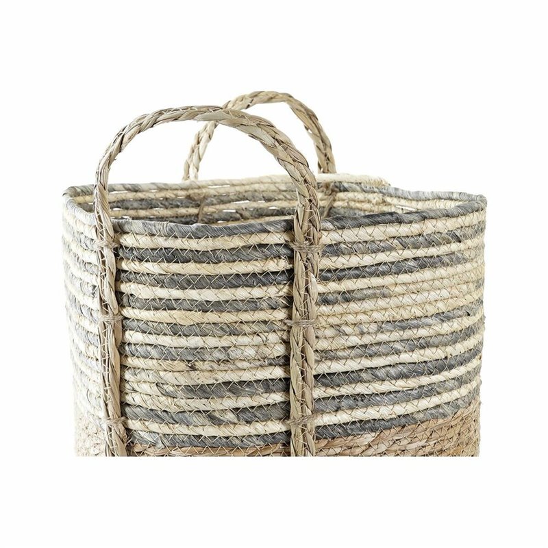 Image secondaire de Panier DKD Home Decor Fibre (33 x 33 x 35 cm) (2 Unités)