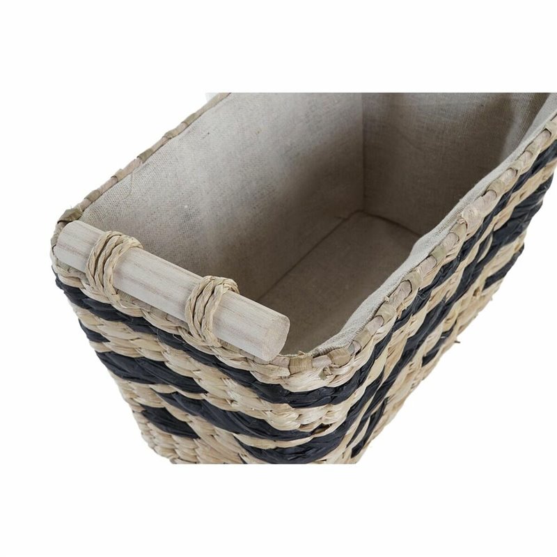 Image secondaire de Set de basket DKD Home Decor Polyester Colonial Fibre (38 x 26 x 24 cm)