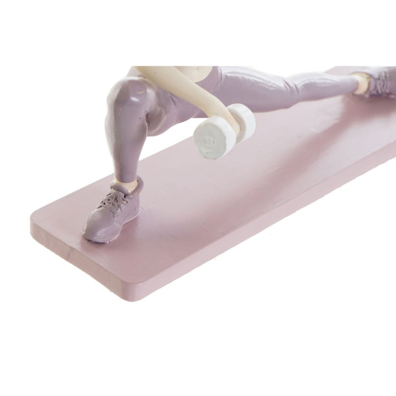 Image secondaire de Figurine Décorative DKD Home Decor Rose Yoga Scandi 20 x 8 x 16,5 cm