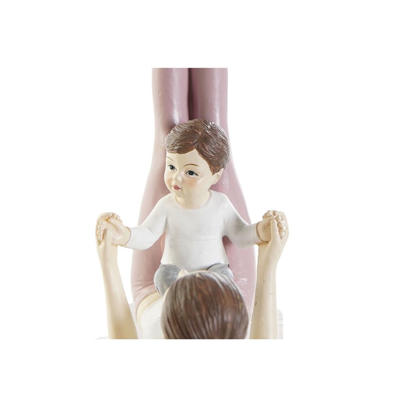 Image secondaire de Figurine Décorative DKD Home Decor Rose Yoga Scandi 15,5 x 6,5 x 17 cm