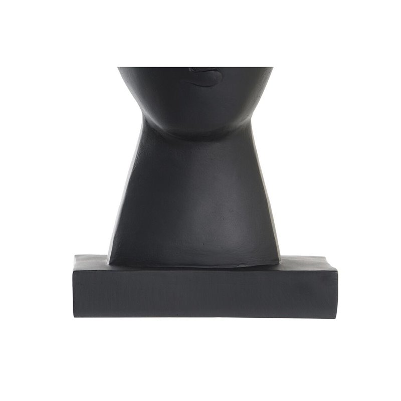 Image secondaire de Figurine Décorative DKD Home Decor Visage Noir Doré 14,5 x 10,5 x 27,5 cm (2 Unités)