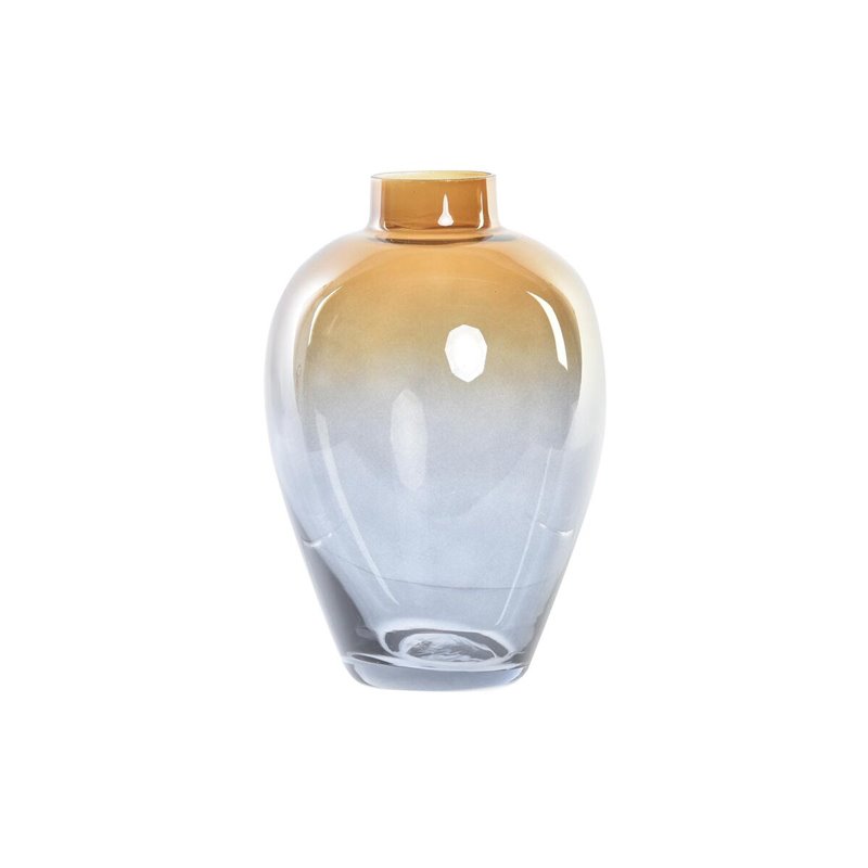 Vase DKD Home Decor Bicolore Verre 10 x 10 x 15 cm