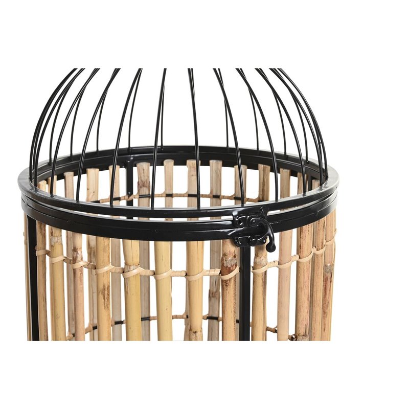 Image secondaire de Cage décorative DKD Home Decor Naturel 38 x 38 x 61,6 cm (3 Pièces)