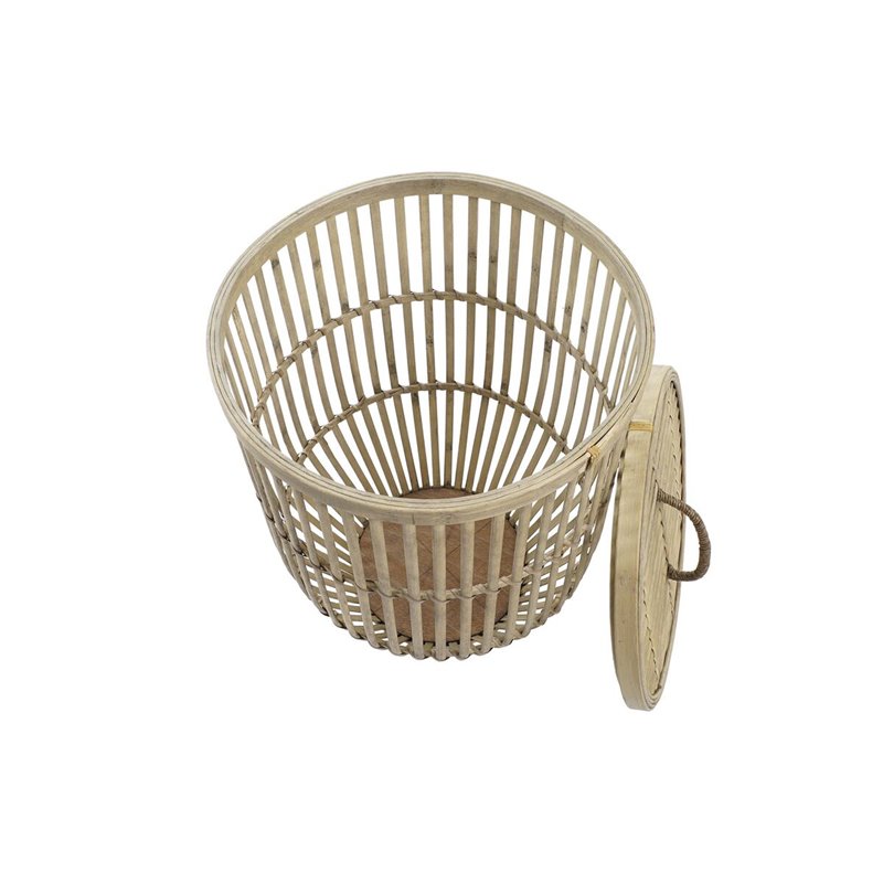 Image secondaire de Set de basket DKD Home Decor Bambou (40 x 40 x 61 cm)