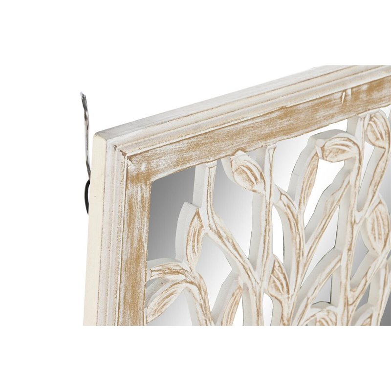 Image secondaire de Décoration murale DKD Home Decor Miroir Arbre Blanc Bois MDF (45 x 2,5 x 65 cm)