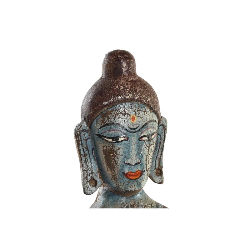 Image secondaire de Figurine Décorative DKD Home Decor 18 x 9 x 47 cm Buda Oriental (2 Unités)