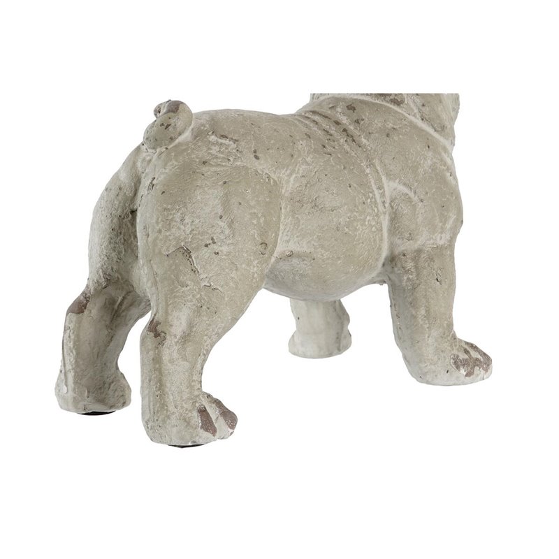 Image secondaire de Figurine Décorative DKD Home Decor Finition vieillie Gris Résine Chien (19 x 39 x 28,5 cm)