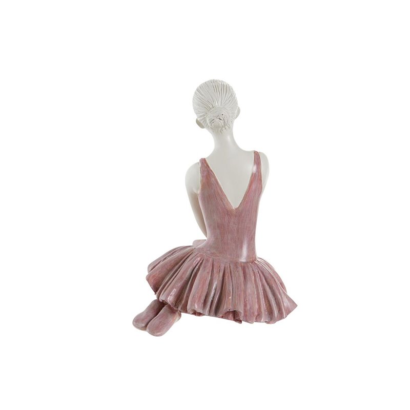 Image secondaire de Figurine Décorative DKD Home Decor Romantique Danseuse Classique 16 x 11 x 17 cm (2 Unités)