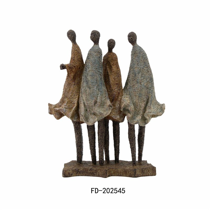 Image secondaire de Figurine Décorative DKD Home Decor Africaine Résine Multicouleur (33,5 x 14,5 x 41 cm)