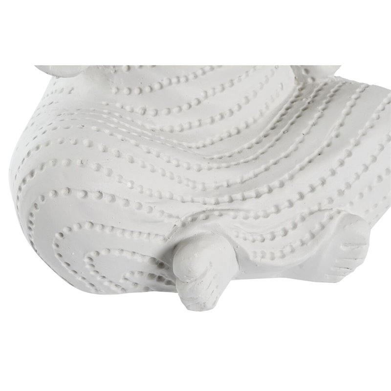 Image secondaire de Figurine Décorative DKD Home Decor 25,5 x 19 x 39 cm Blanc Moine Oriental (2 Unités)