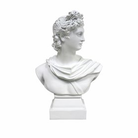 Figurine Décorative DKD Home Decor Apollo Blanc Néoclassique 13,7 x 7,
