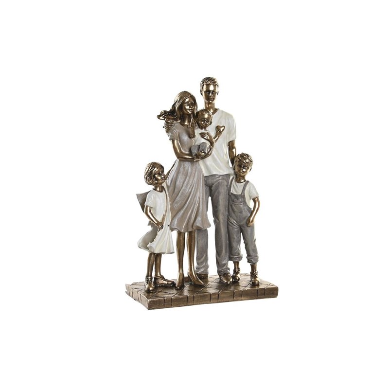 Image secondaire de Figurine Décorative DKD Home Decor 24 x 11,5 x 34 cm Multicouleur Famille (2 Unités)