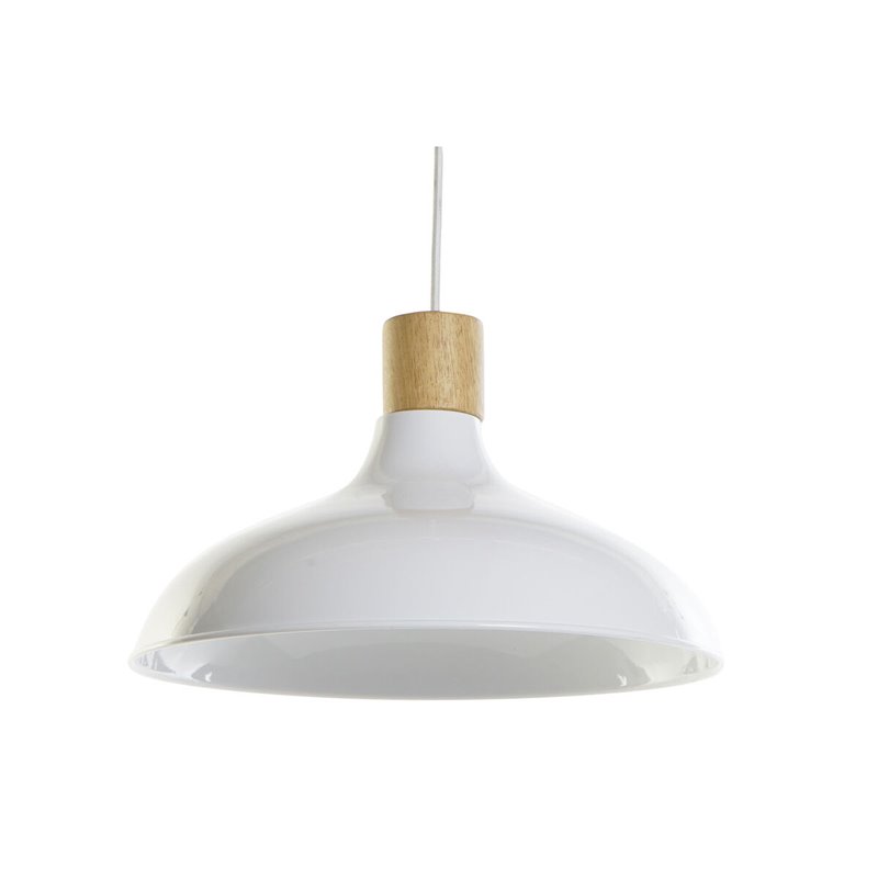 Image secondaire de Suspension DKD Home Decor Blanc Marron Métal Pin 50 W 35,5 x 35,5 x 21 cm