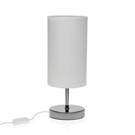 Lampe de bureau Versa Blanc Métal 40 W 13 x 34 cm