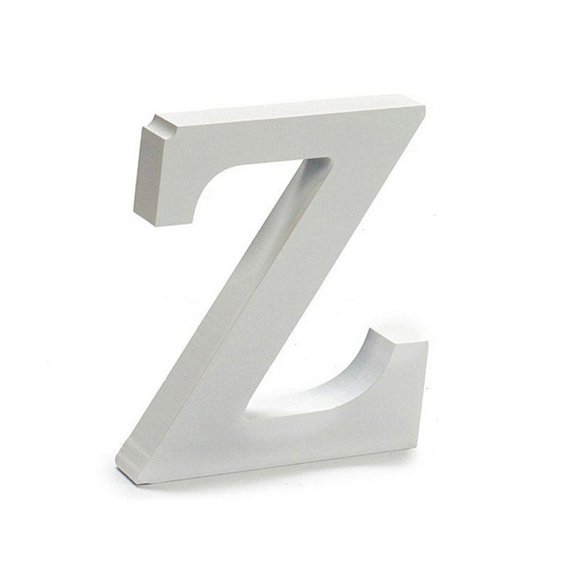 Image secondaire de Lettre Z Bois Blanc (2 x 16 x 14,5 cm) (24 Unités)